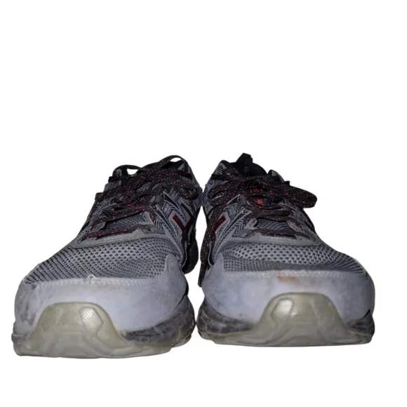 Asics GEL Venture 8 Trail Running shoes, Grey/Red/Black, 101B396, Men's sz 10.5 - Picture 5 of 14
